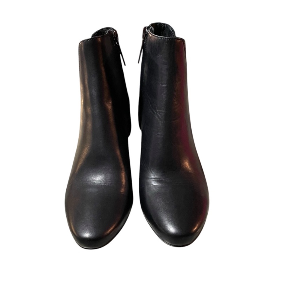 27 Edit Black Leather Porsia Boot Size 7.5 - Picture 2 of 7